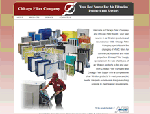 Tablet Screenshot of chicagofiltersupply.com